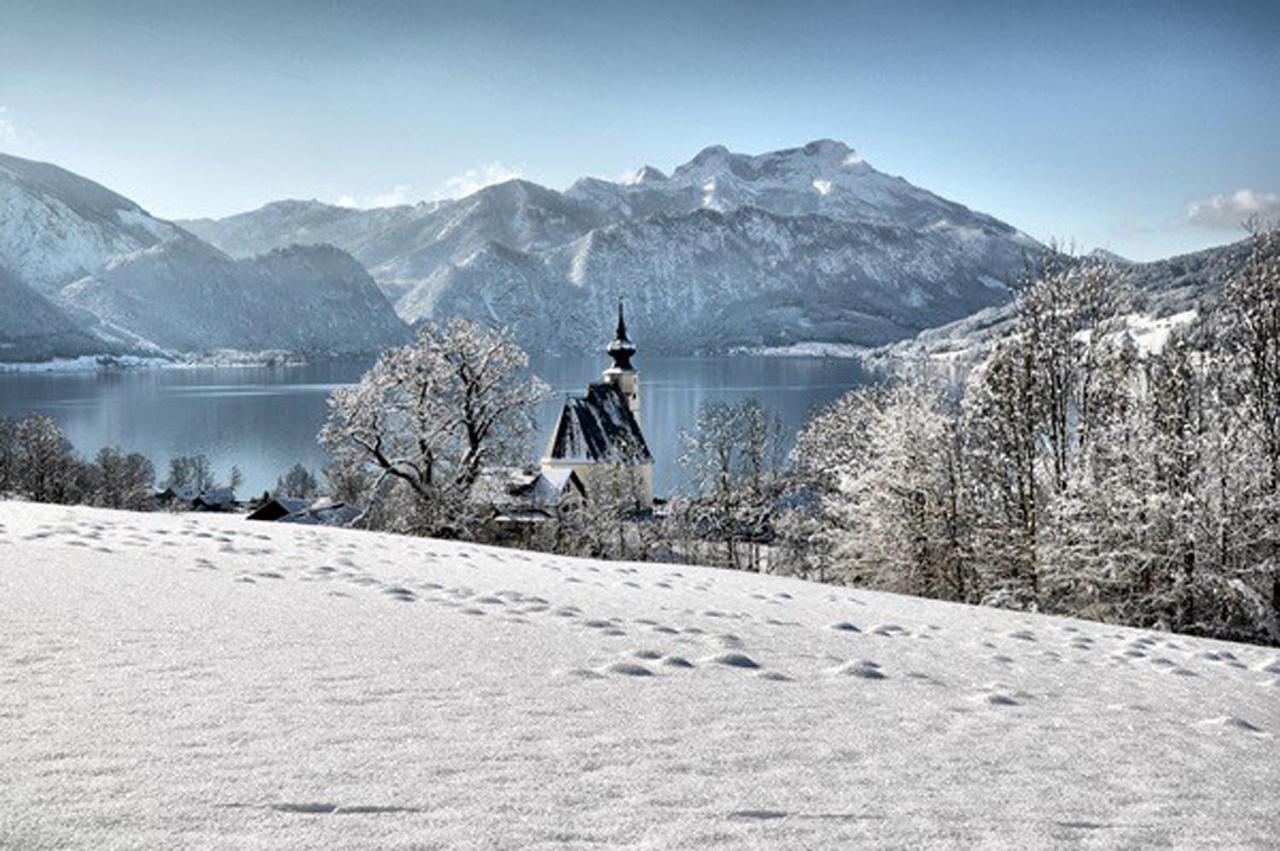 Fewo Atterseeperle - 80M2 Mit See- Und Gebirgsblick Steinbach am Attersee Eksteriør billede
