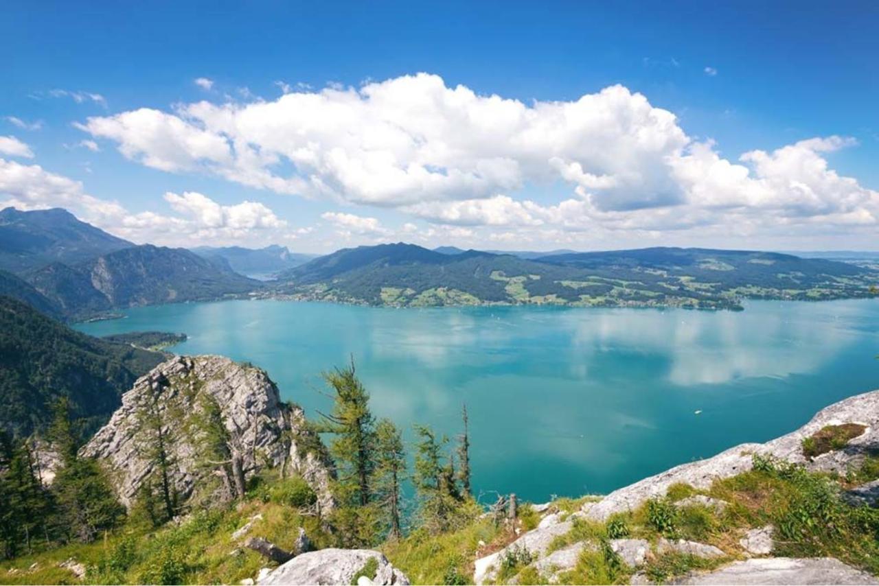 Fewo Atterseeperle - 80M2 Mit See- Und Gebirgsblick Steinbach am Attersee Eksteriør billede