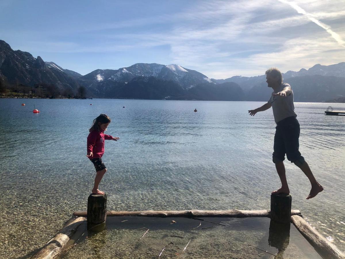 Fewo Atterseeperle - 80M2 Mit See- Und Gebirgsblick Steinbach am Attersee Eksteriør billede