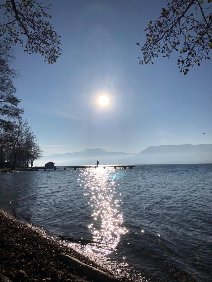 Fewo Atterseeperle - 80M2 Mit See- Und Gebirgsblick Steinbach am Attersee Eksteriør billede