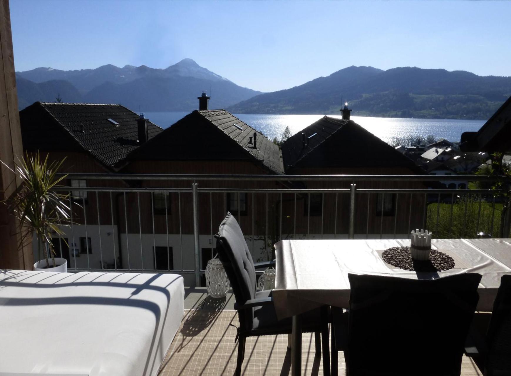 Fewo Atterseeperle - 80M2 Mit See- Und Gebirgsblick Steinbach am Attersee Eksteriør billede