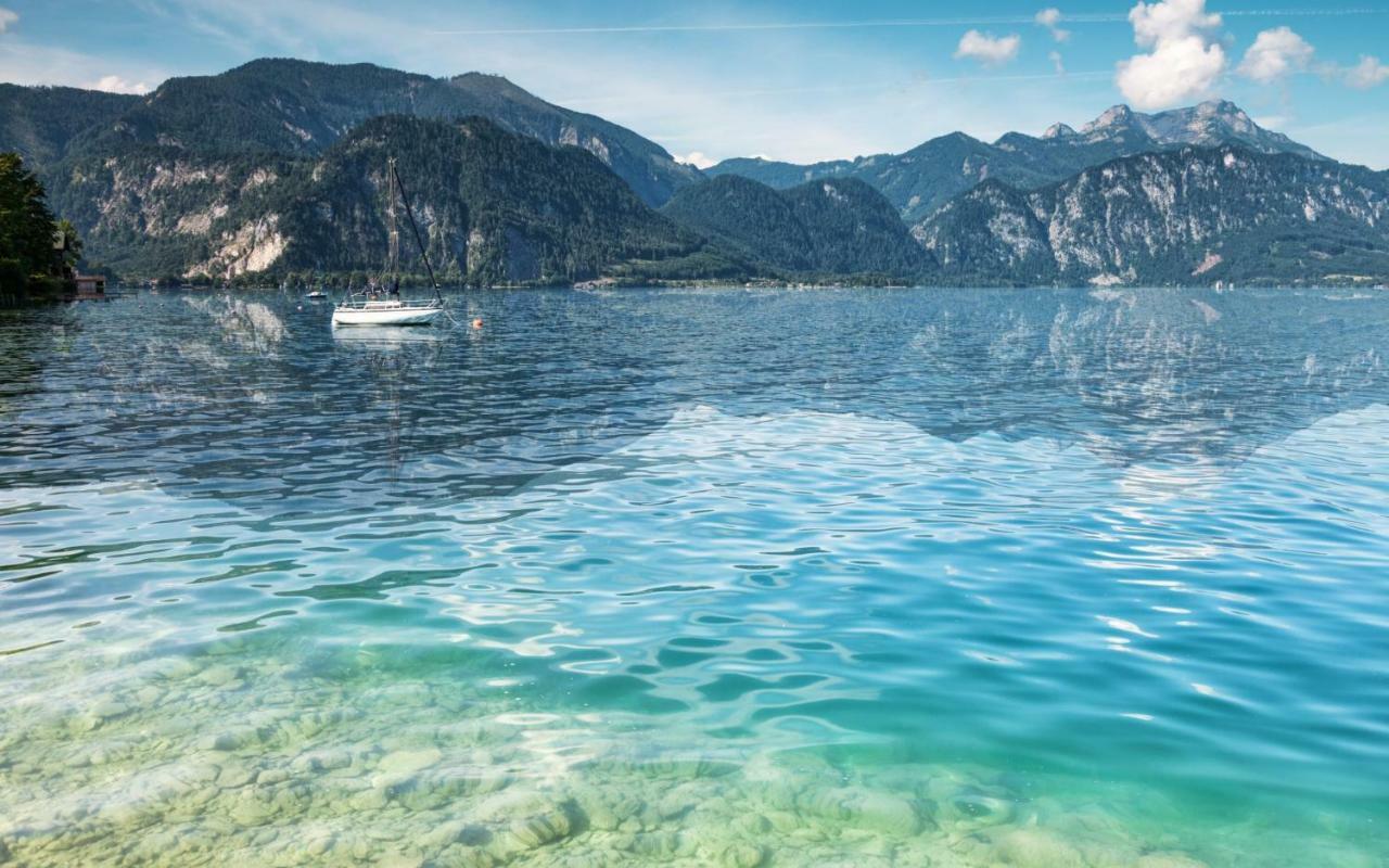 Fewo Atterseeperle - 80M2 Mit See- Und Gebirgsblick Steinbach am Attersee Eksteriør billede